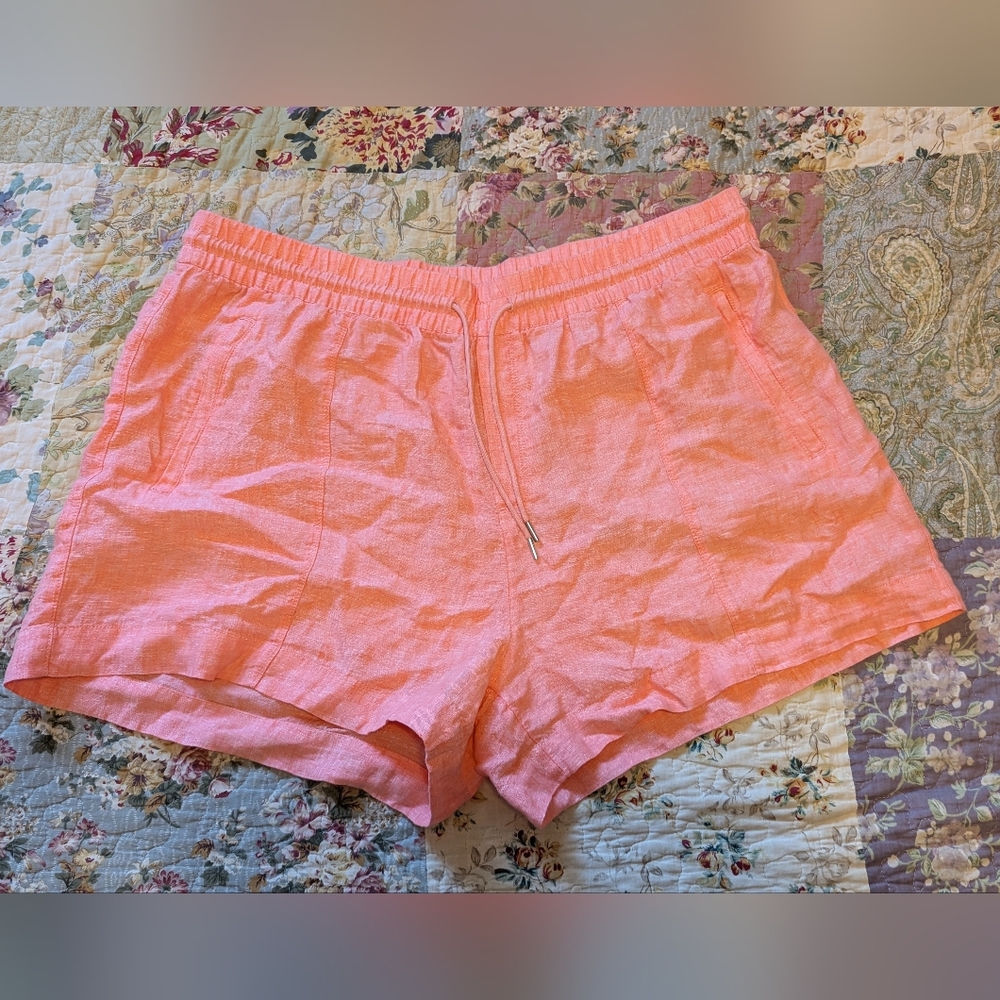 Athleta Retreat Linen Shorts